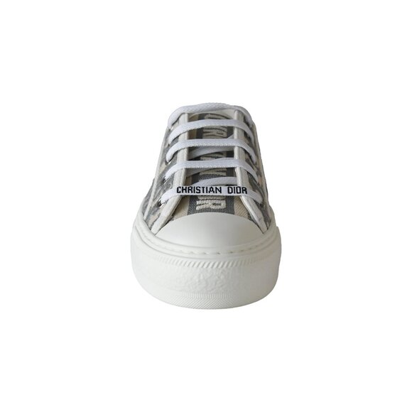 Dior Wmns Walk'N'Dior Embroidered Canvas Low Top Grey - Picture 5 of 5